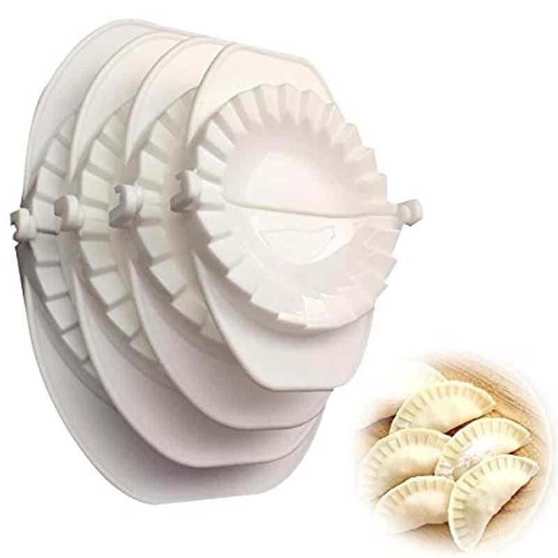 Ravioli Dough Pastry Dumpling Mold 4Pcs Set Plastic