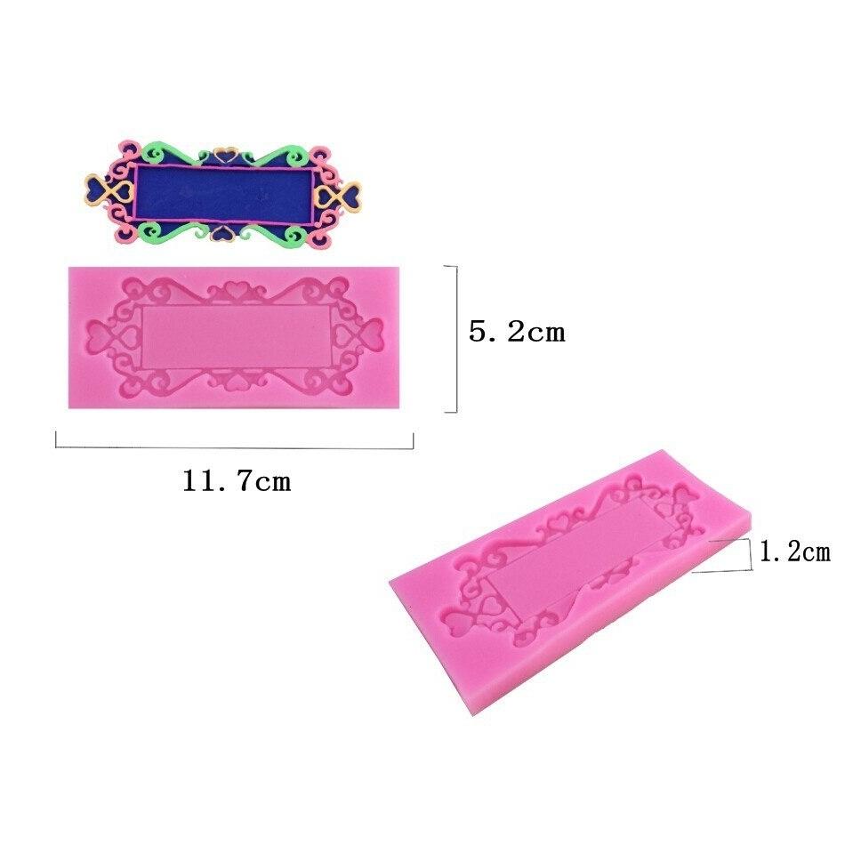 Rectangle Picture Frame Silicone Fondant & Chocolate Mold