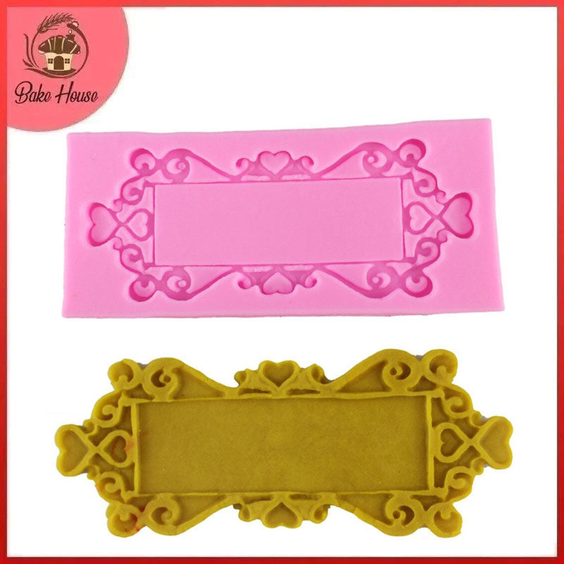 Rectangle Picture Frame Silicone Fondant & Chocolate Mold
