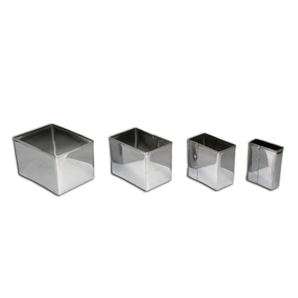 Rectangle Shape Cookie Cutter Stainless Steel 4Pcs Set