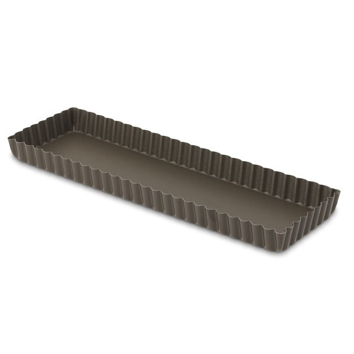 Rectangle Shape Tart Pie Pan Removable Base Non Stick