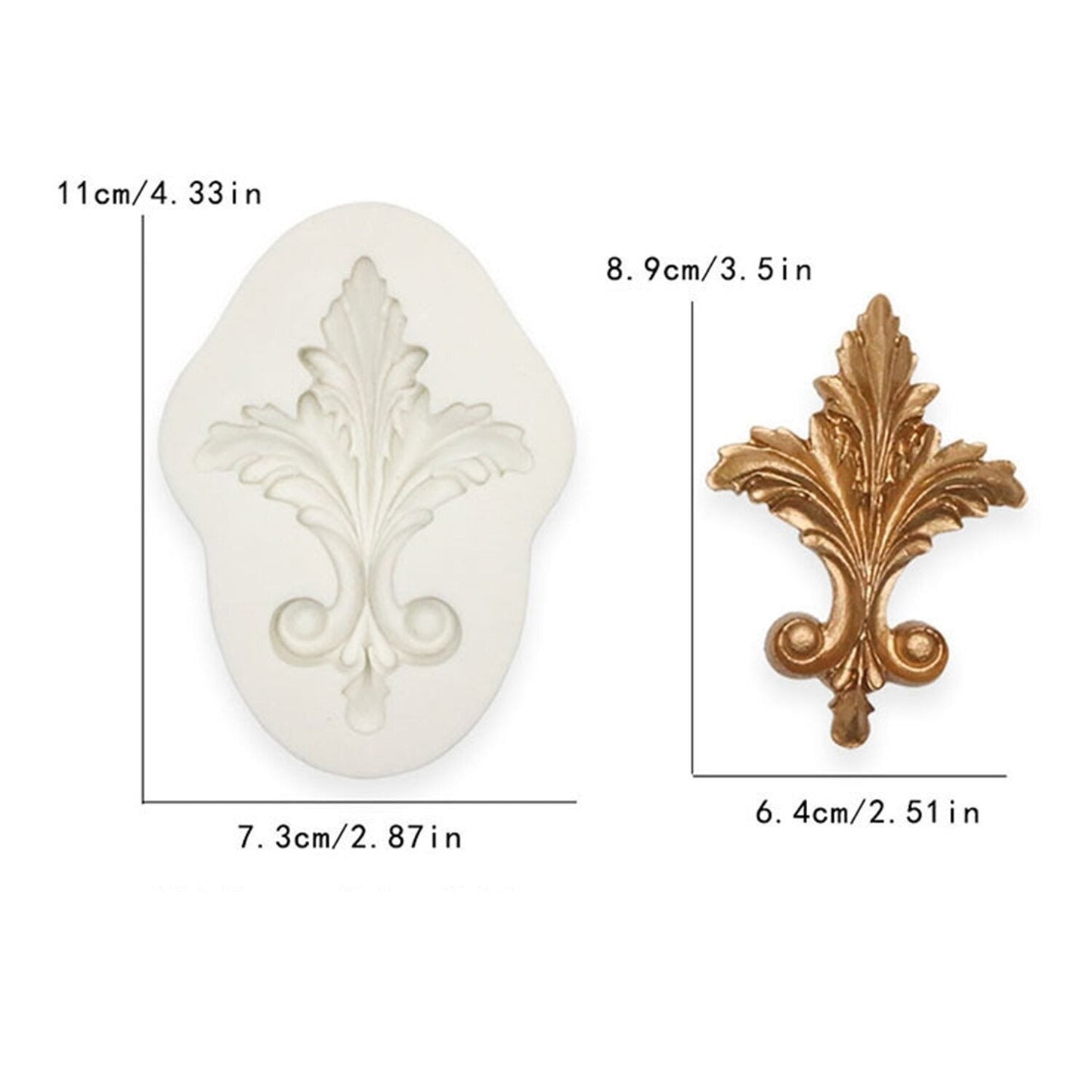 Relief Pattern Silicone Fondant Cake Mold