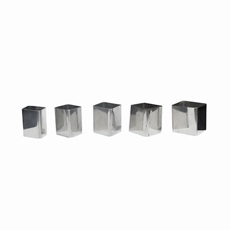 Rhombus Shape Cookie Cutter Stainless Steel 5Pcs Set