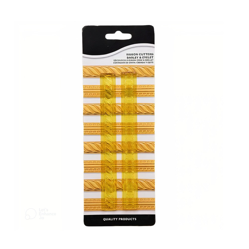 Ribbon Cutter Barley And Eyelet 2Pcs Set Plastic