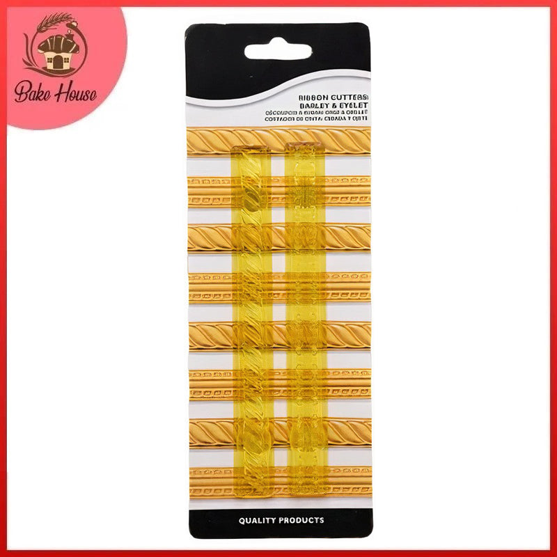 Ribbon Cutter Barley & Eyelet 2Pcs Set Plastic