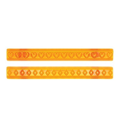 Ribbon Cutters Hearts & Diamond 2Pcs Set Plastic