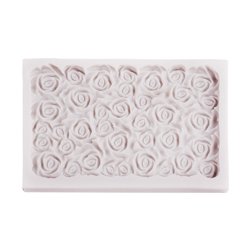 Rose Flower Silicone Lace Mat Cake Fondant Mold