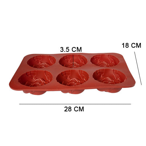 Rose Flower Silicone Mold 6 Cavity