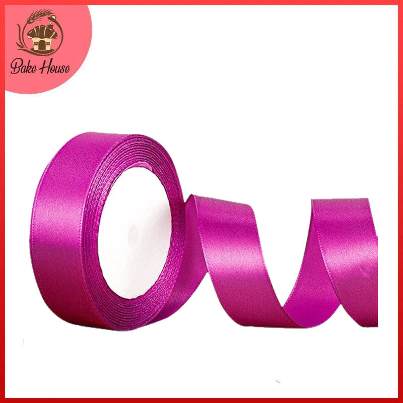 Rose Purple Ribbon For Decoration 2CM