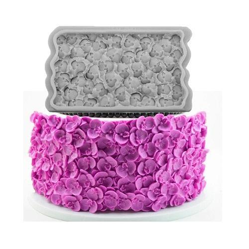 Rosette Silicone Fondant Cake Border Mold