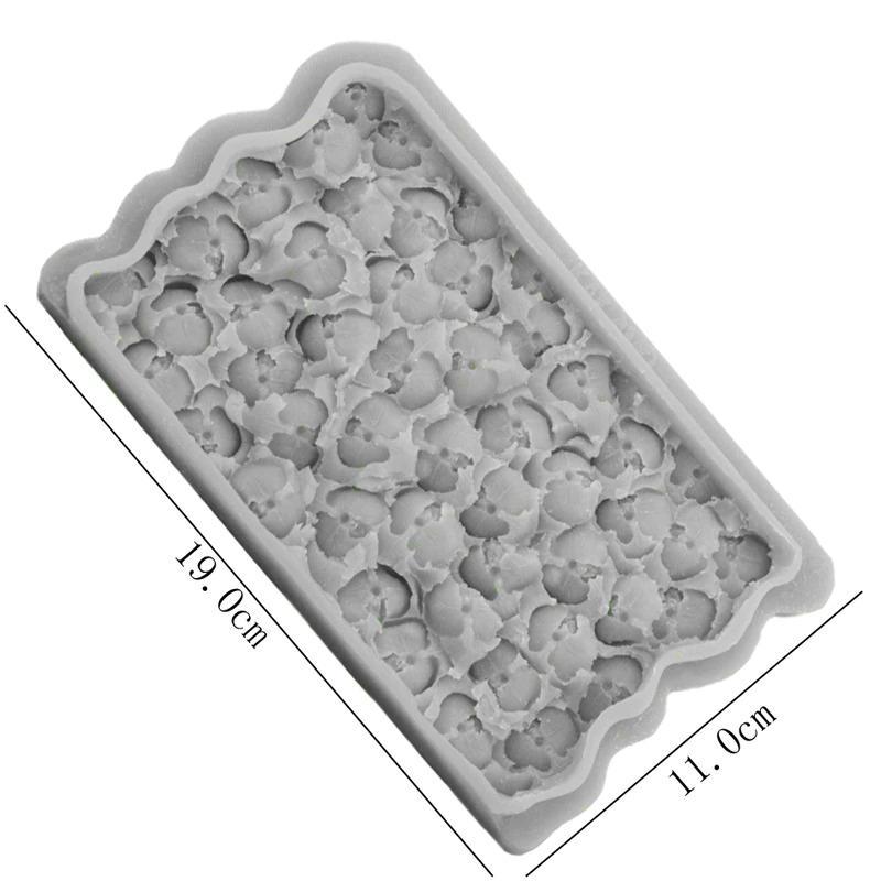 Rosette Silicone Fondant Cake Border Mold