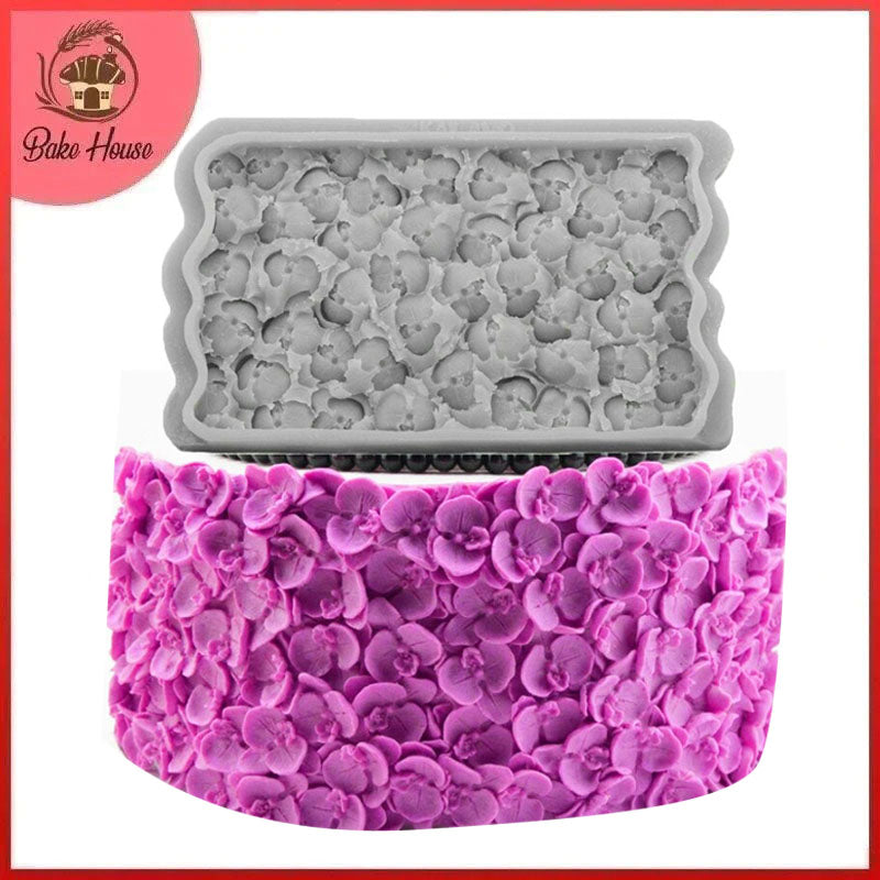 Rosette Silicone Fondant Cake Border Mold