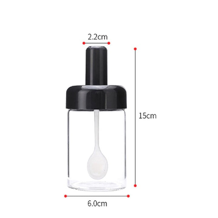 Rotating Spice Rack 6 Bottles Set