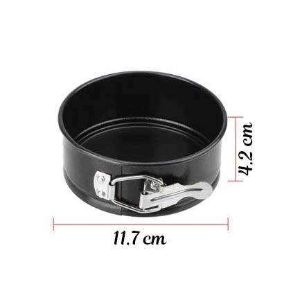 Round Cake Pan Non Stick Removable Base Small Size
