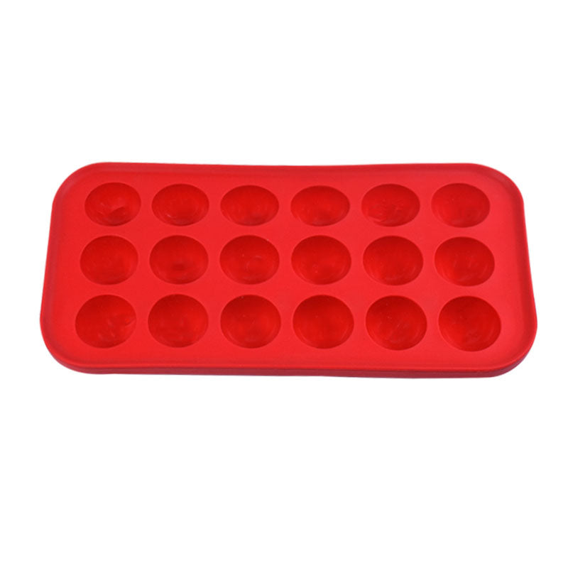 Round Ice Cubes Silicone Tray 18 Cavity