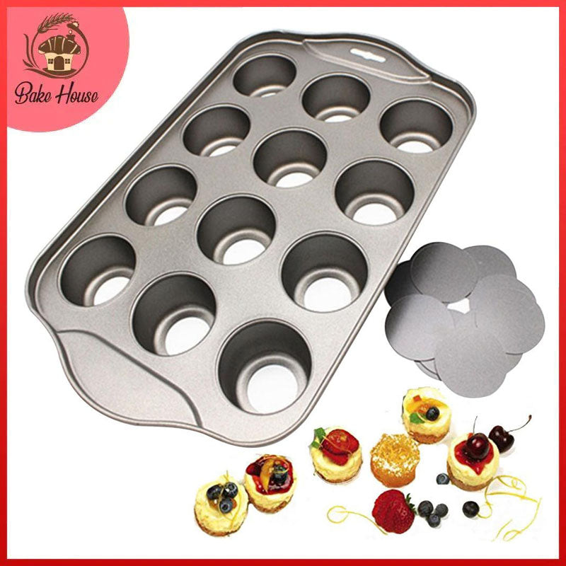 ALKO 12-cup non-stick Loose Bottom Mini Cheesecake pan – Alko Kitchenware
