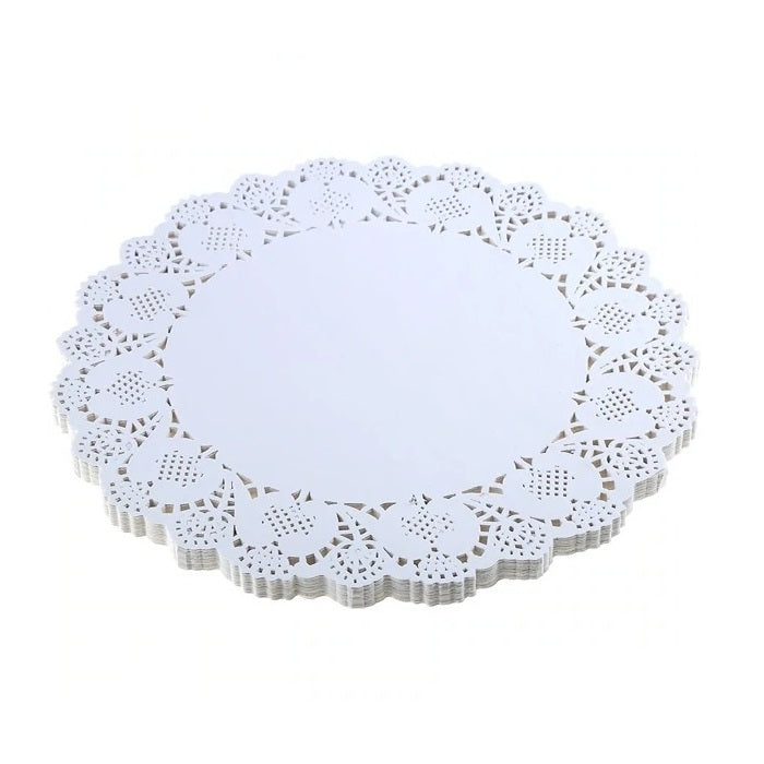 Round Shape Doilies Paper 50Pcs Pack 26CM
