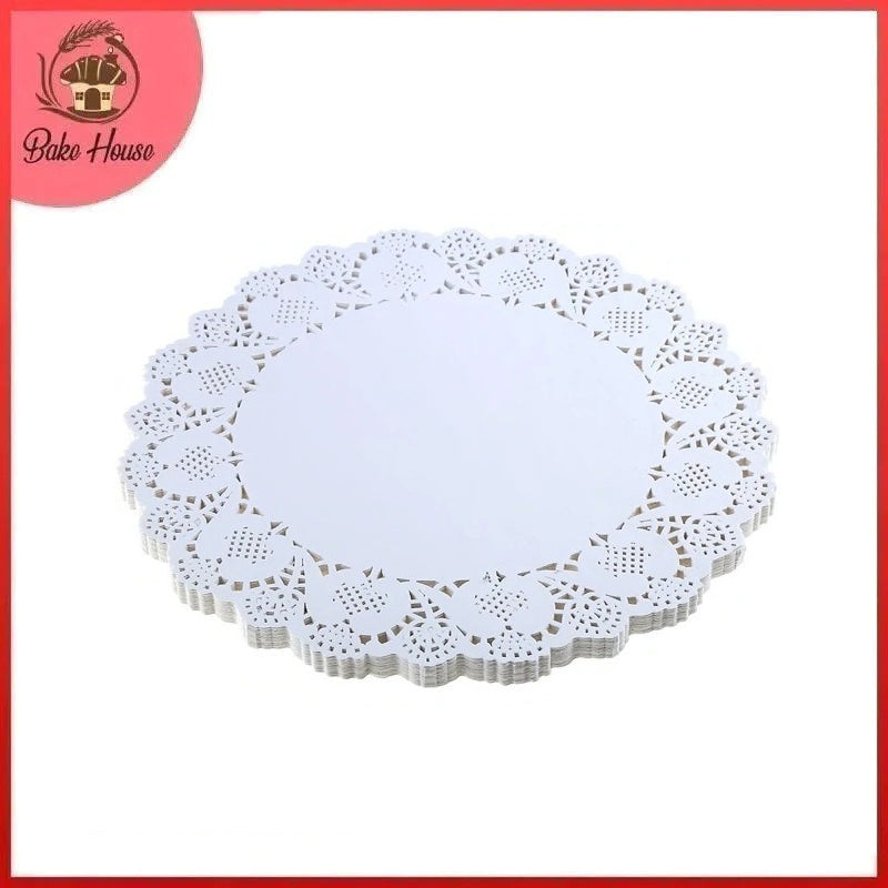 Round Shape Doilies Paper 50Pcs Pack 26CM