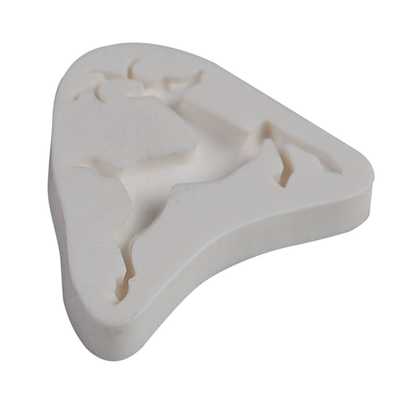 Running Leaping Deer Silicone Fondant & Chocolate Mold