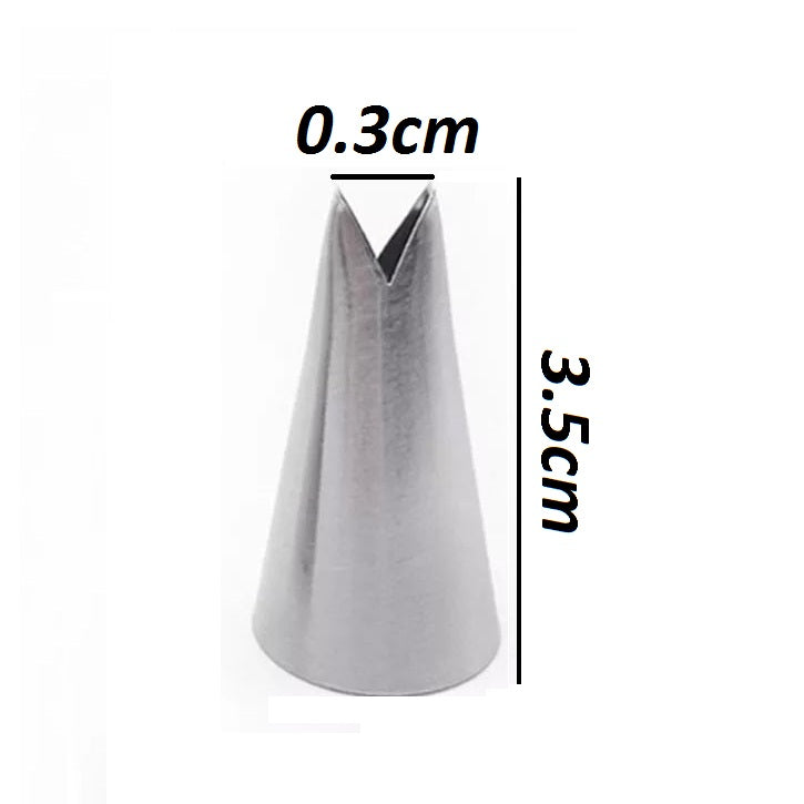 S352 Small Leaf Icing Nozzle Stainless Steel