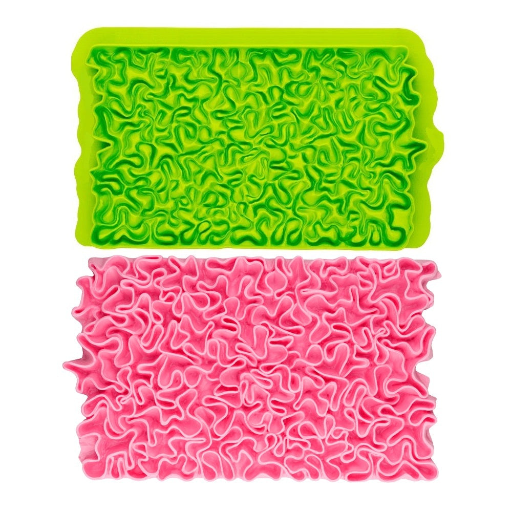 Scrunch Ruffle Simpress Silicone Fondant Mold