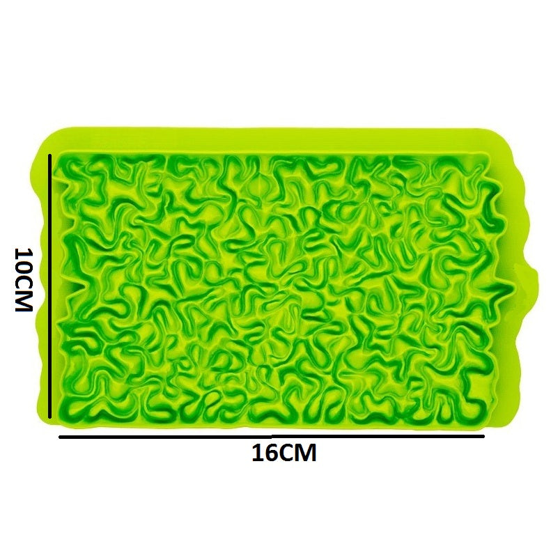 Scrunch Ruffle Simpress Silicone Fondant Mold