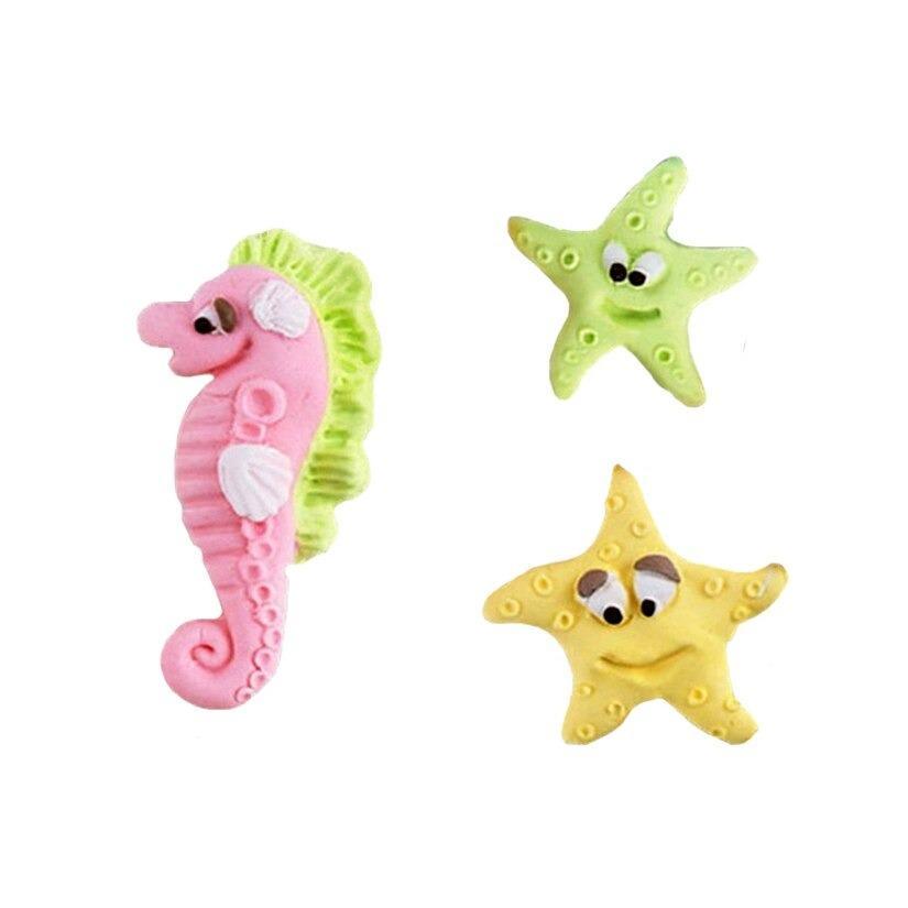 Sea Horse Star Fish Silicone Fondant & Chocolate Mold