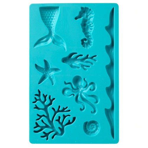 Sea Life Theme Silicone Fondant & Gum paste Mold