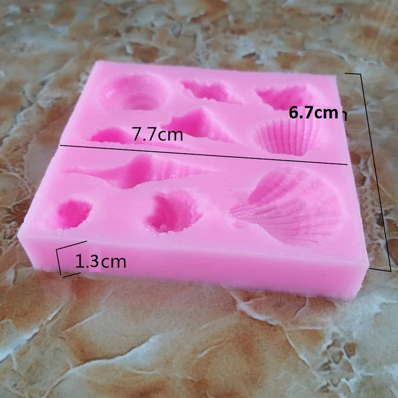Sea Theme Silicone Fondant & Chocolate Mold