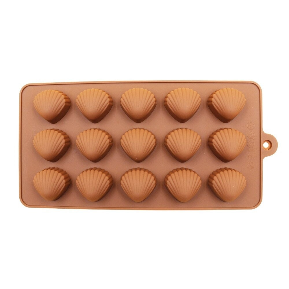 Shell Silicone Chocolate & Candy Mold 15 Cavity