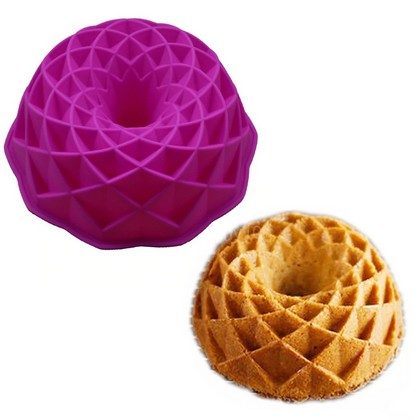 Silicone Baking Mold Round Bundt 9 Inch