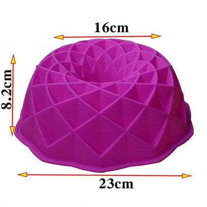Silicone Baking Mold Round Bundt 9 Inch