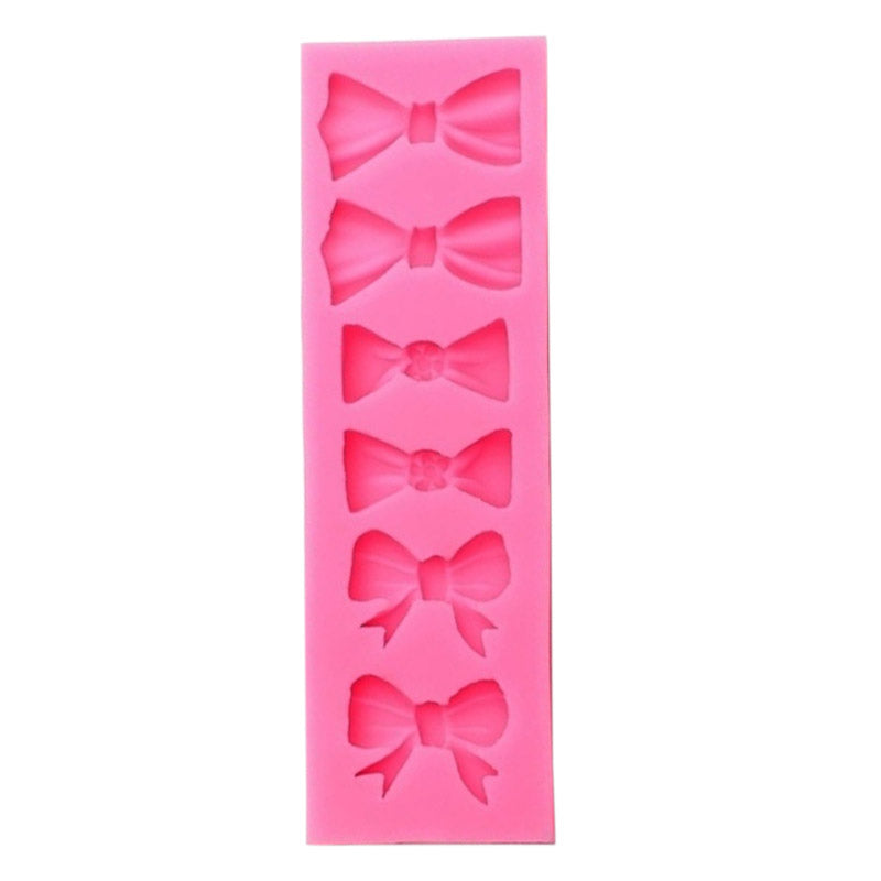 Silicone Bows 6 Cavity Fondant Mold
