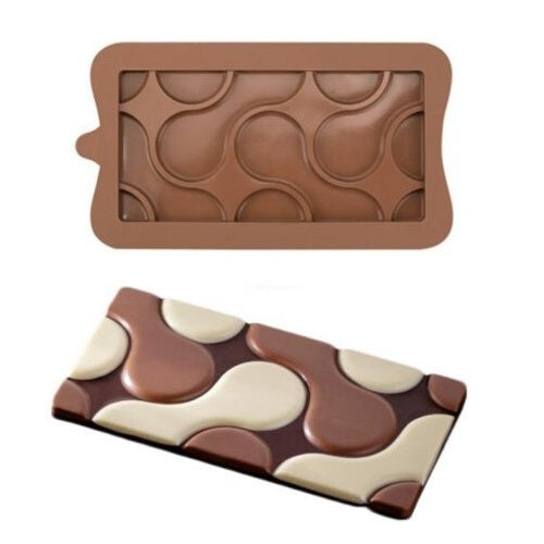 Silicone Chocolate Bar Mold Puzzle Style Design