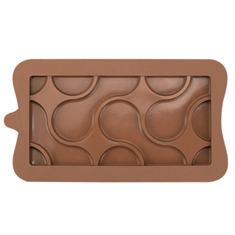 Silicone Chocolate Bar Mold Puzzle Style Design