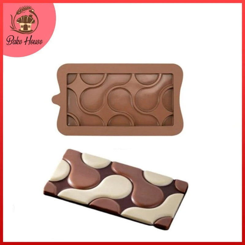 Silicone Chocolate Bar Mold Puzzle Style Design