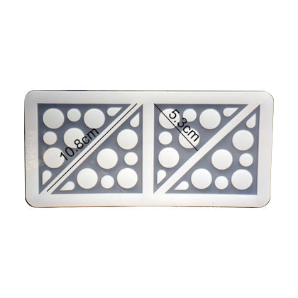Silicone Chocolate Garnish Mold Triangle 4 Cavity