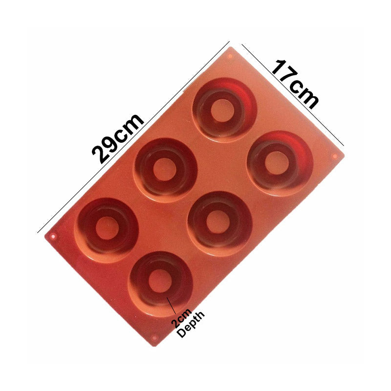 Silicone Donut Mold (06 Cavity)