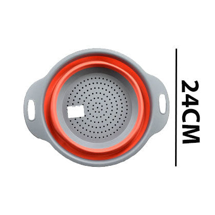 Silicone Fruit Washing Basket Round Medium