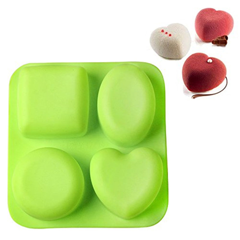 Silicone Heart Round Square Oval Shape Mold