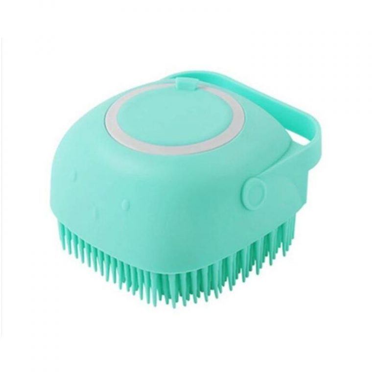 Silicone Massage Bath Brush Liquid Soap Dispenser