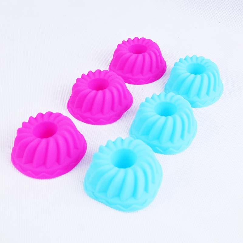 Silicone Mini Bundt Baking Mold 6Pcs Set