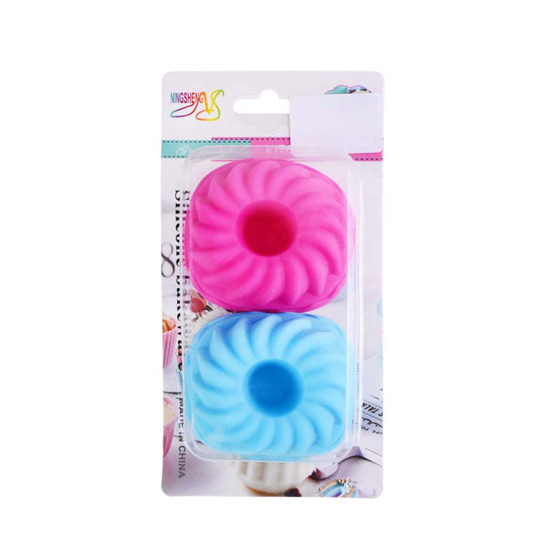 Silicone Mini Bundt Baking Mold 6Pcs Set