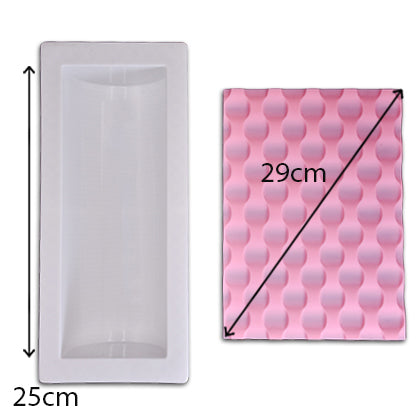 Silicone Mousse Cake Baking Mold With Texture Mat (Design 4)