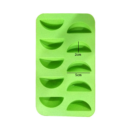 Silicone Orange Shape Chocolate Mold 10 Cavity