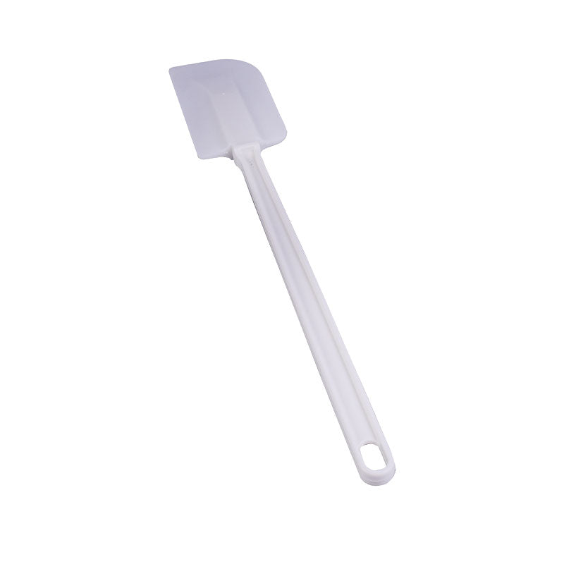 Silicone Spatula with Long Plastic White Handle 35cm