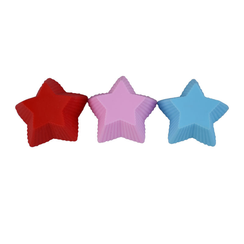 Silicone Star Muffin Baking Mold 6Pcs Set