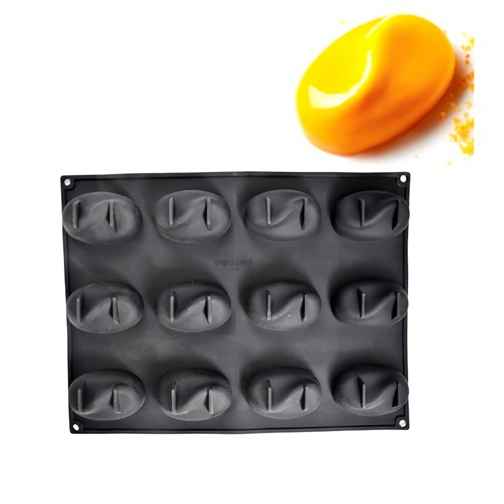 Silikolove 12 Curvy Silicone Dessert & Baking Mold