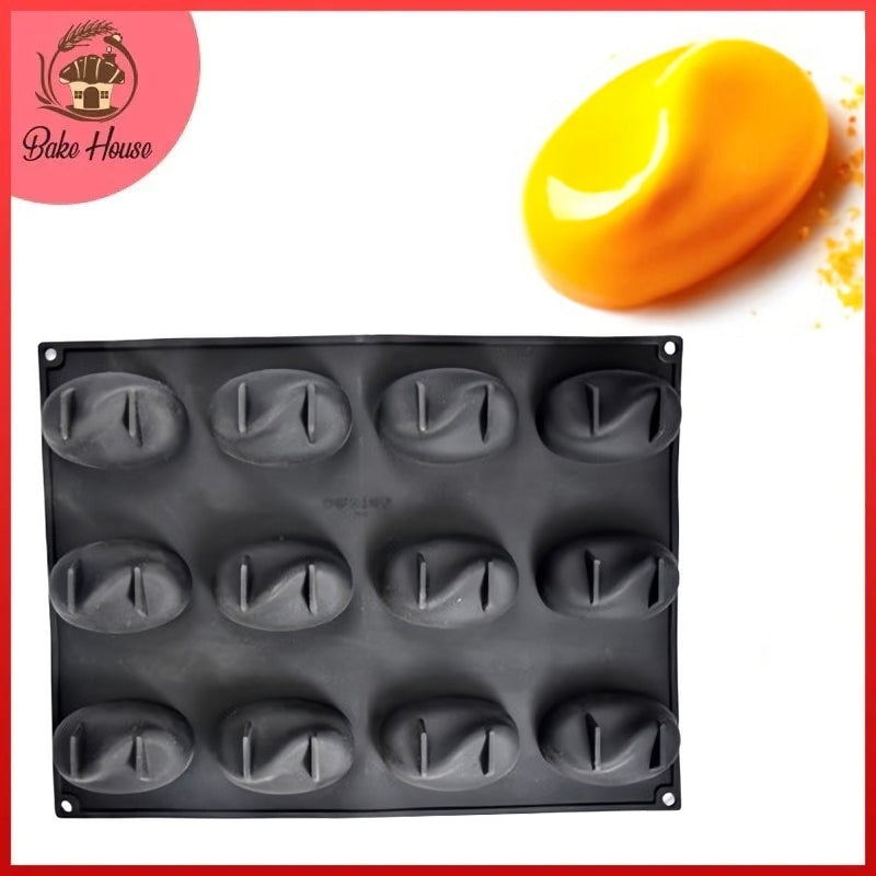 Silikolove 12 Curvy Silicone Dessert & Baking Mold