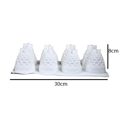 Silikolove 8 Cavity Pine Cone Silicone Dessert & Baking Mold